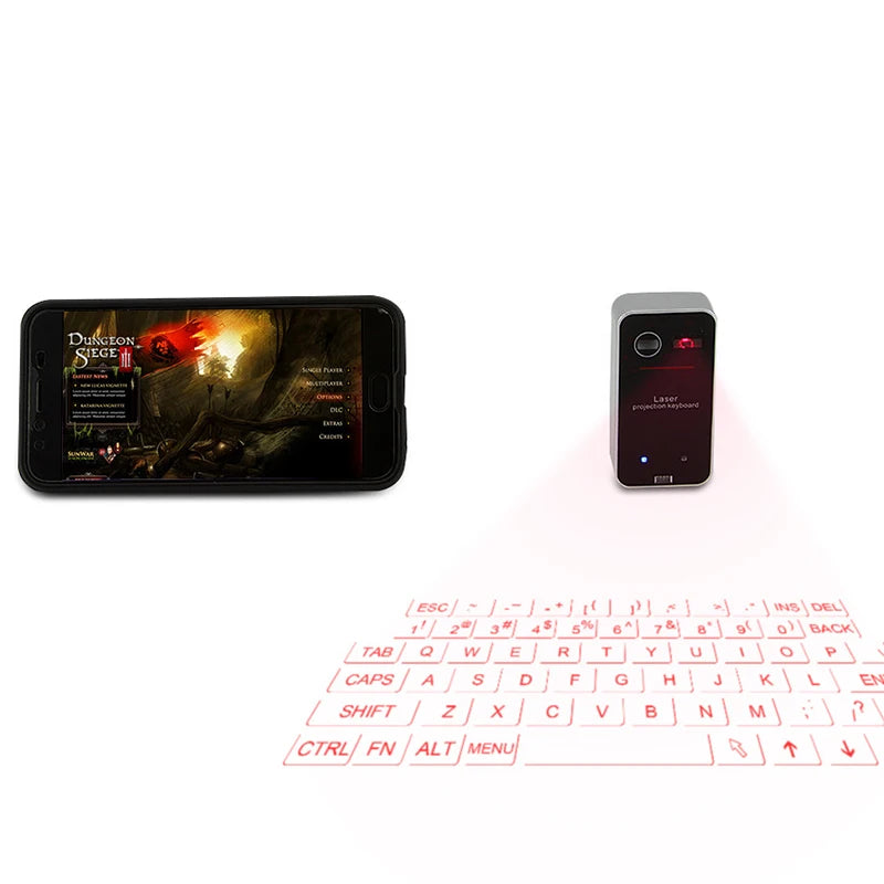 Laser Projection Virtual Keyboard