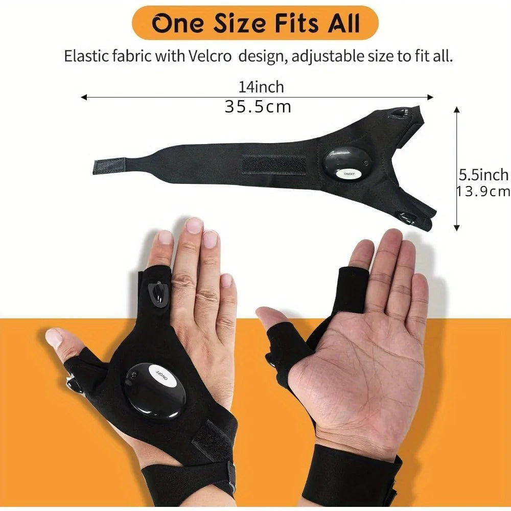 LED Flashlight Gloves