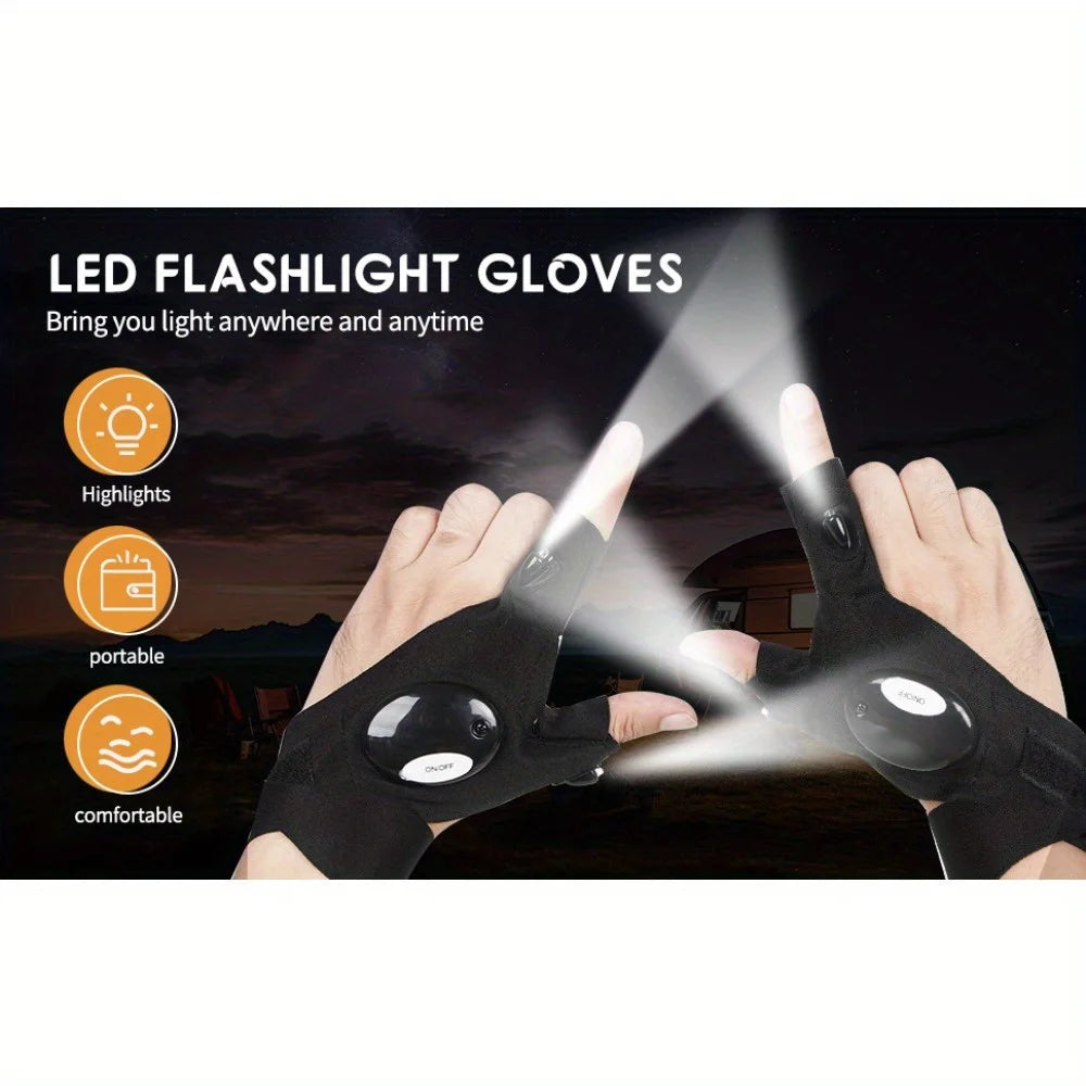 LED Flashlight Gloves